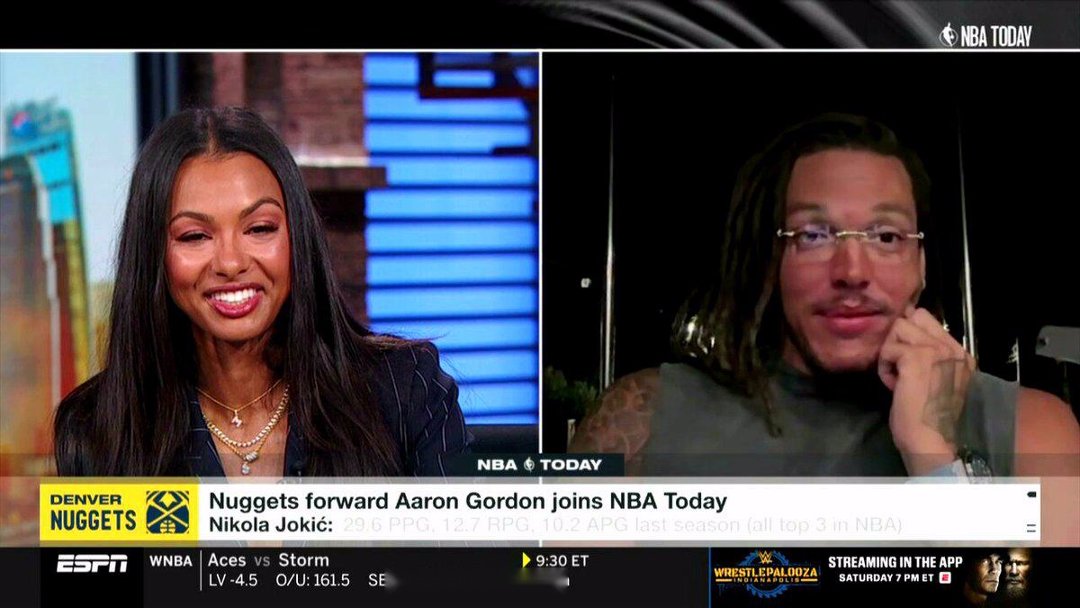 亞倫·戈登（Aaron Gordon）：喬基奇（Jokic）可能是歷史上最好的之一；我們倆在場上和場外都有很好的了解