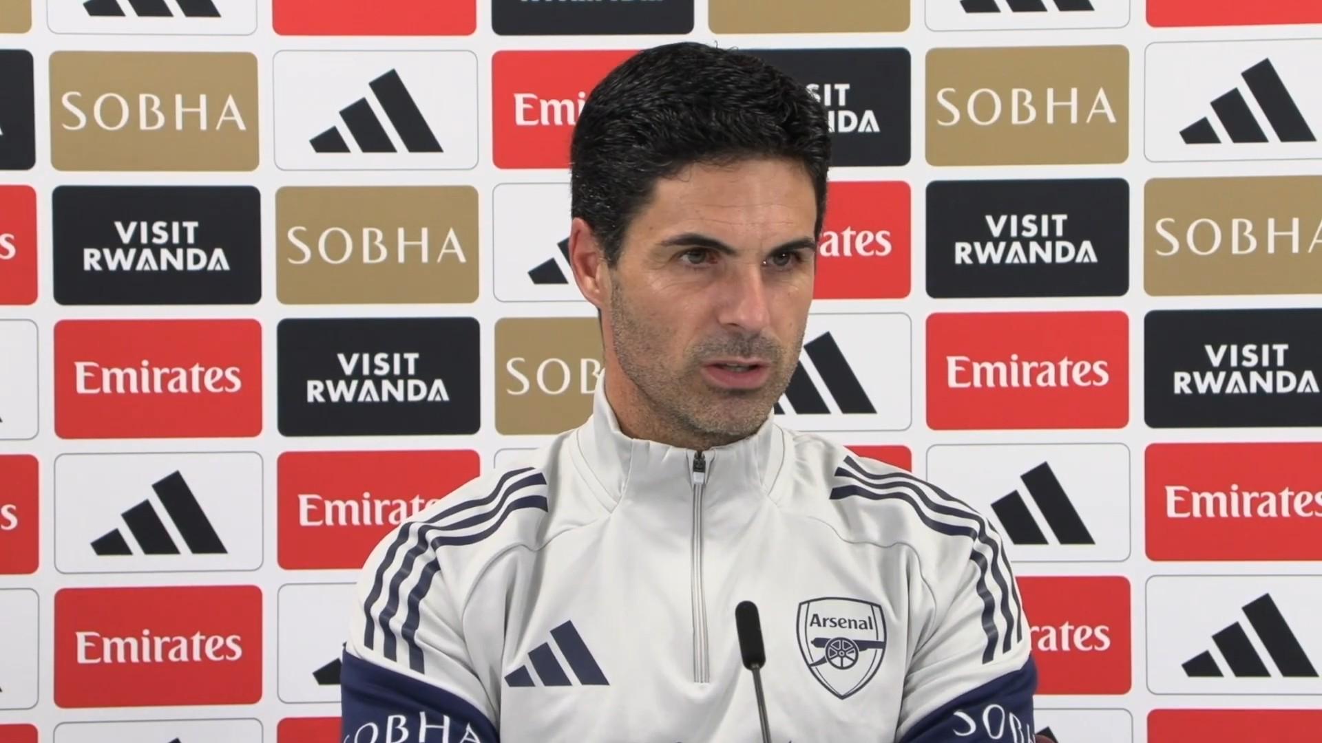 Arteta：Inkapier不會(huì)持續(xù)太久；奧德高（Odgao）恢復(fù)了訓(xùn)練