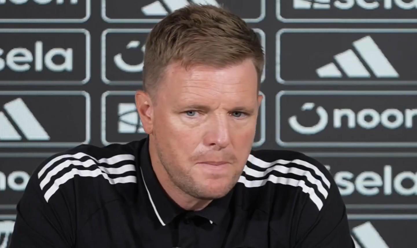 埃迪·豪（Eddie Howe）：我認(rèn)為沃爾特·瘋子（Walter Mad）是第9號；對陣阿森納的比賽將非常兇猛