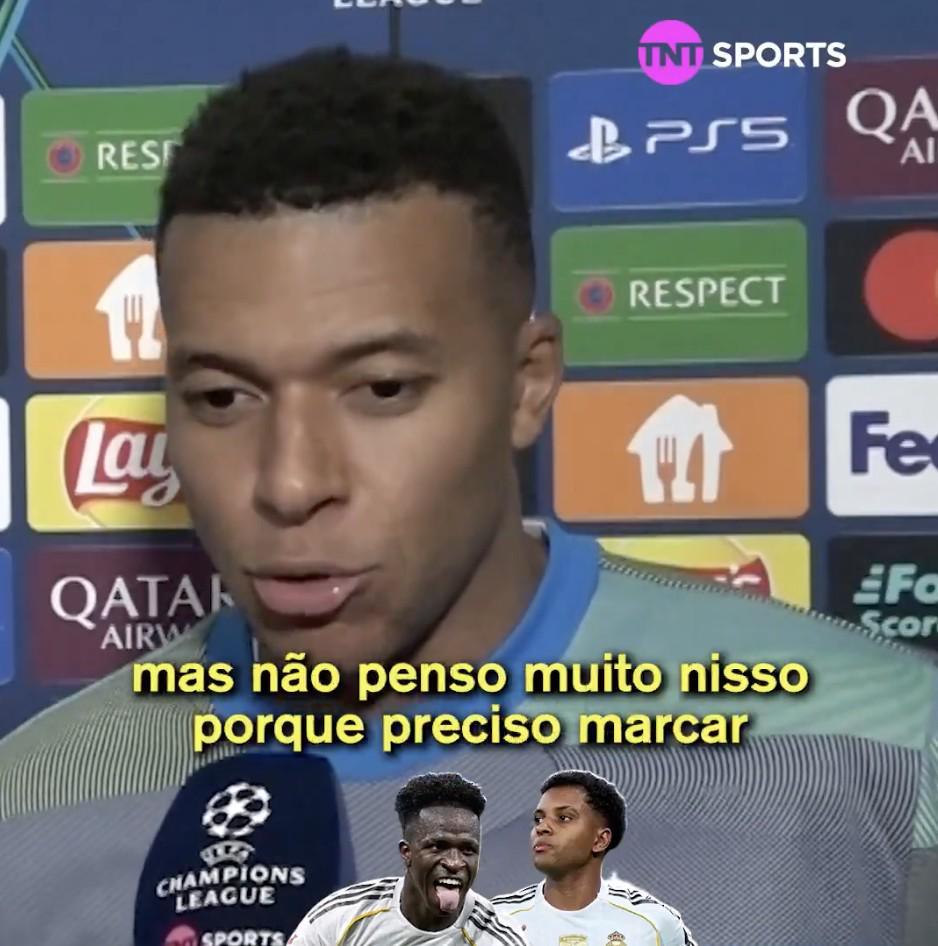 Mbappe：我與Vinicius和Rodrigo有很好的關(guān)系；我希望將來去巴西